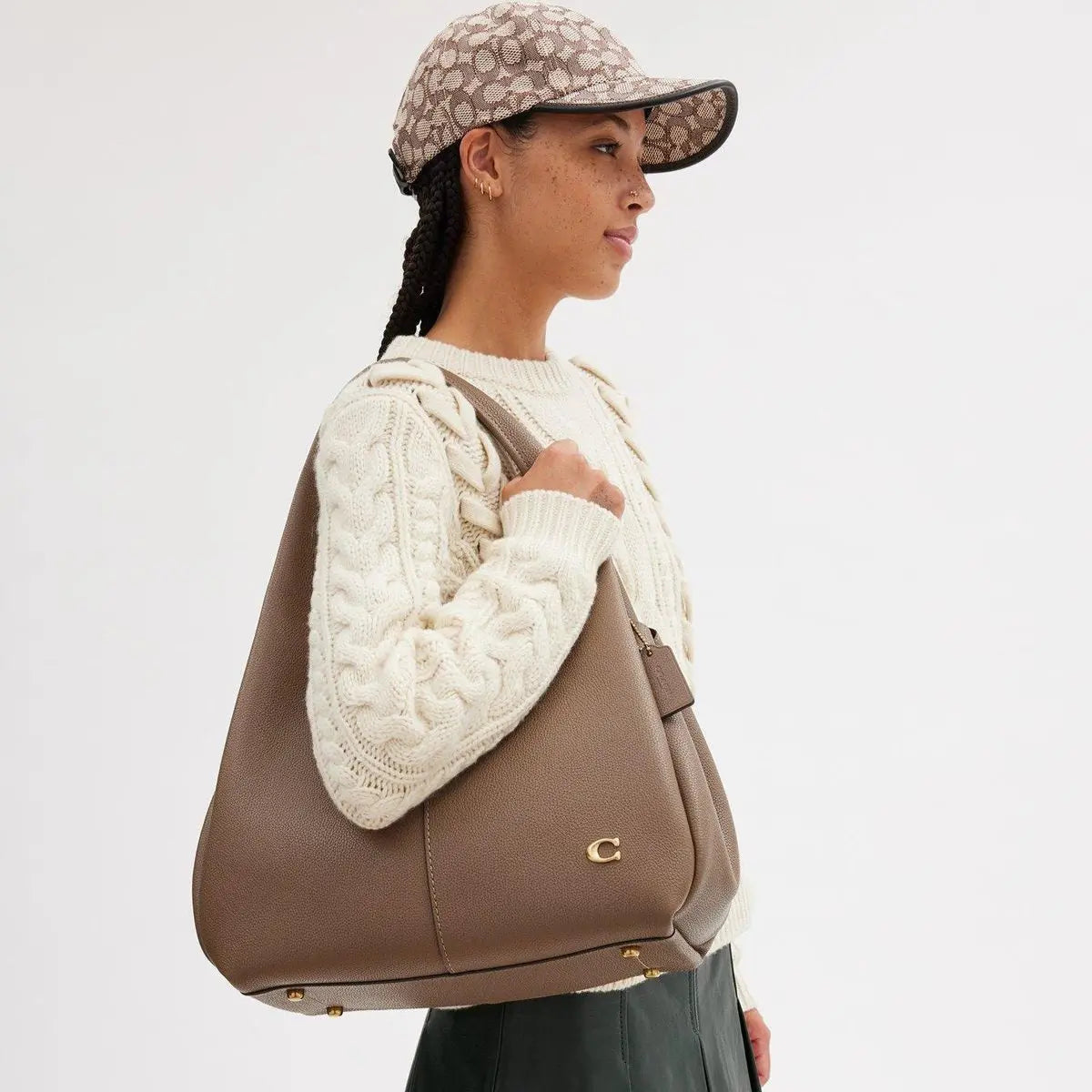 Coach Leather|Lana Shoulder Bag Glammy