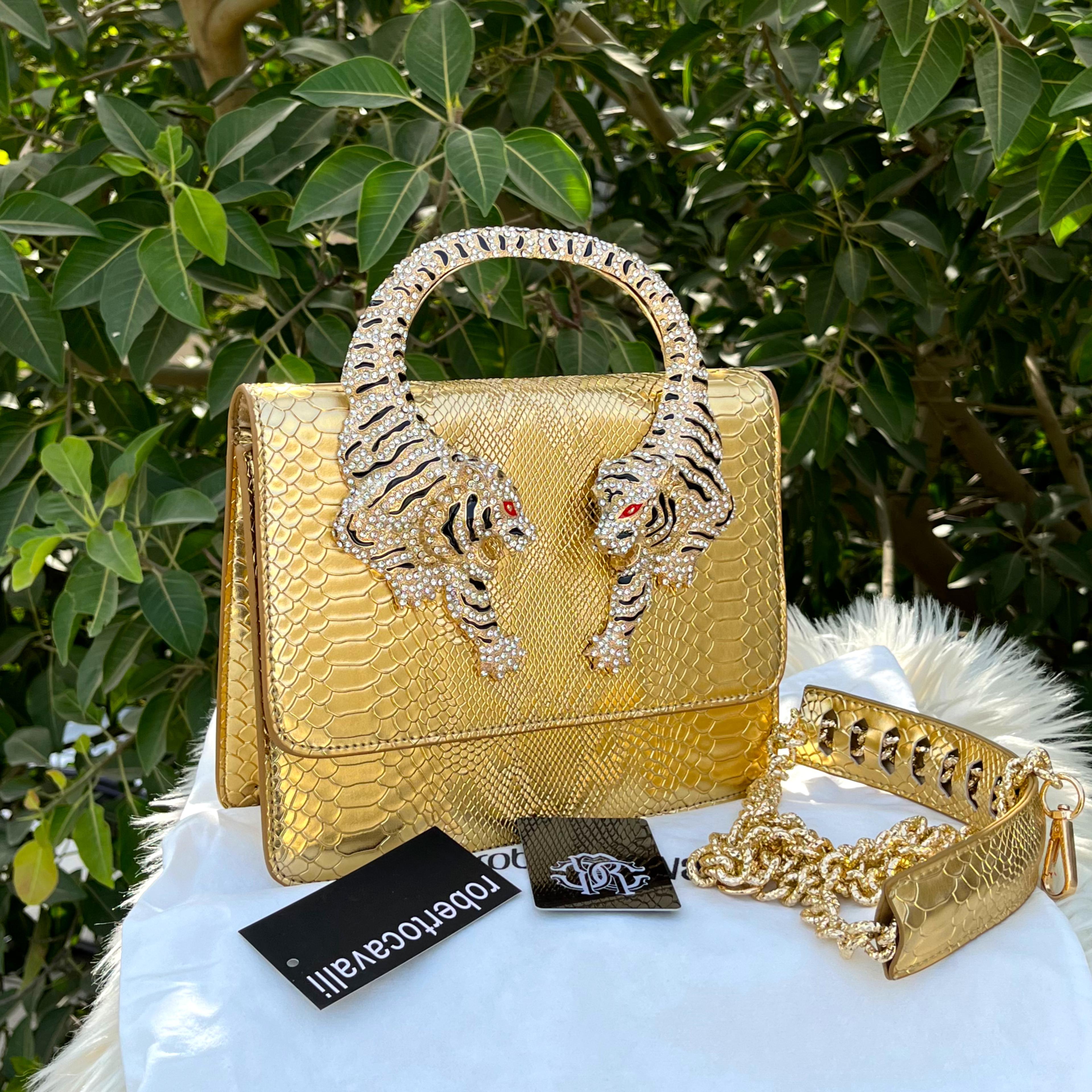 Roberto Cavalli Shoulder Bag – Italian Luxury with Bold Glamour Glammy